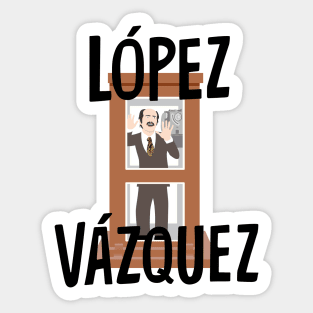 La Cabina - López Vázquez Sticker